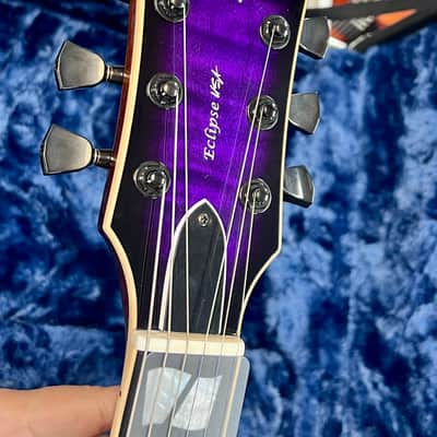 ESP Eclipse USA, Dark Purple Sunburst with Hardshell Case, 2026 image 4
