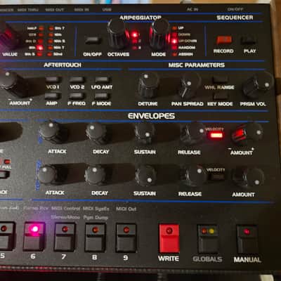 Dave Smith Instruments OB-6 Desktop 6-Voice Polyphonic Synthesizer 2017 - Present - Black image 3