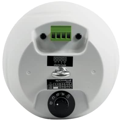 Rockville RCS350-6 Commercial 70v Amp+10) White 4" Pendant Speakers For Bar/Cafe image 2