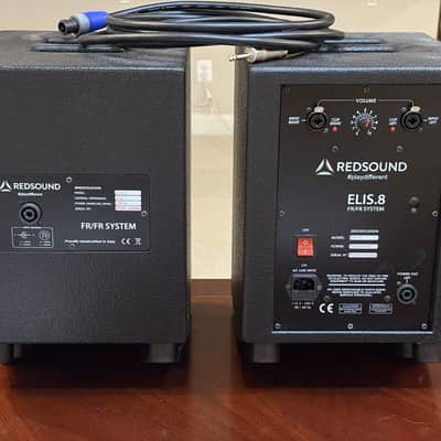 Red Sound Elis.8 (Elis 8) Powered Stereo Pair 2022 - Black image 3