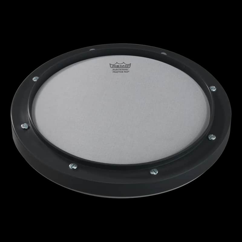 Remo 8" Silentstroke Practice Pad - Tunable, Black, Silentstroke Drumhead image 1