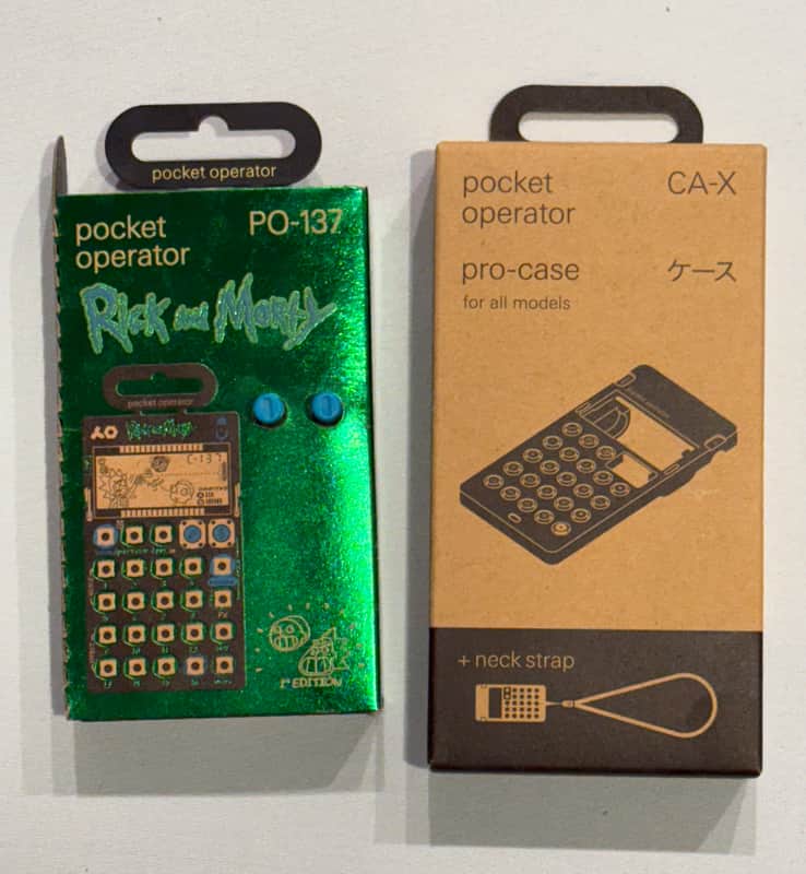 Teenage Engineering PO-137 Pocket Operator Rick & Morty Edition + CA-X case (black) image 1