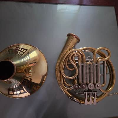 Yamaha YHR-567 Double Horn | Dan Vidican Mods | Sandner Bell | Ron Pinc Leadpipe | Detachable Bell image 6
