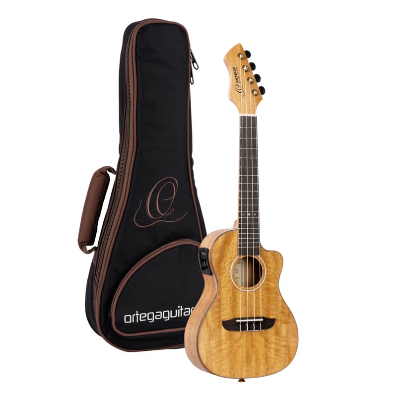 Ortega RUMG-CE Horizon Series Mango Top Okoume Neck Acoustic-Electric Concert Ukulele w/Gig Bag & Built-In Tuner image 1