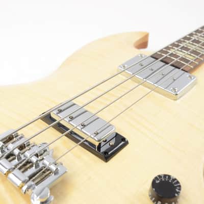 2007 Gibson SG Supreme 4-String Bass Guitar - Natural AAA Flame Maple w/ OHSC image 9