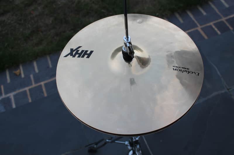 Sabian 14" HHX Evolution Hi-Hat Cymbals (Pair) 2002 - Present - Brilliant image 1