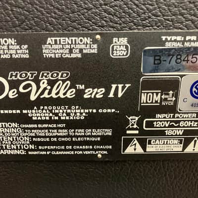 Fender Hot Rod DeVille 212 IV - black image 3