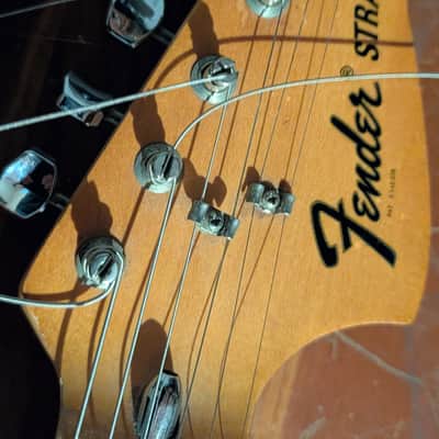 Fender Stratocaster Hardtail with 3-Bolt Neck, Maple Fretboard 1973 - 1977 - Walnut (Mocha) image 13
