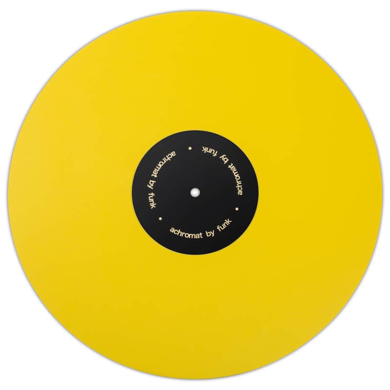 Funk Firm Achromat Platter Mat (3mm, Yellow) image 1
