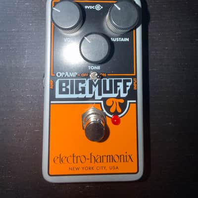 never used Electro-Harmonix Op Amp Big Muff Pi Reissue 2017 - Present - Black/Orange image 1