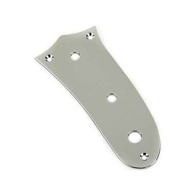 Fender Mustang Control Plate Chrome 3x10mm (US pots) image 1