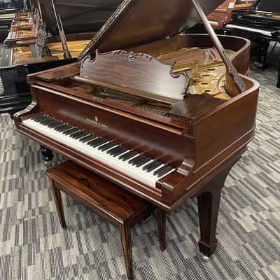 Steinway Model B 6'11" Grand Piano 1888 (Restored) - Satin Brazilian Rosewood image 4