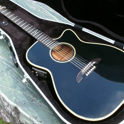 Alvarez Yairi WY-1BK Bob Weir Signature 1995 - Black (Made in Japan) with SKB Hard Case image 1