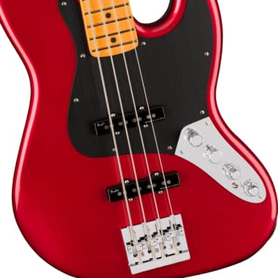 Fender American Ultra II Jazz Bass, Maple Fingerboard, Sinister Red image 5