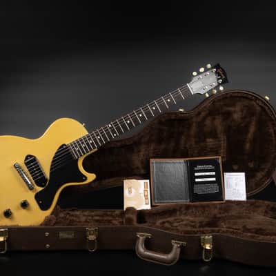 2024 Gibson Custom Shop ‘57 Reissue Les Paul Junior Singlecut TV Yellow VOS | USA 1957 Historic P-90 Pickup Handwired Electronics Wraparound Bridge 3.87kg | CoA OHSC image 2