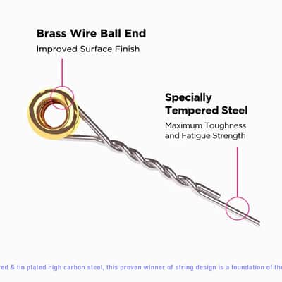 .022 Custom Gauge Plain Steel Single String Electric Or Acoustic Guitar Strings Specially Tempered image 3