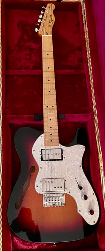 Fender Squier 70 Classic Vibe Tele Thinline,  Modified w/ Duncan Phat Cat Silencer P-90 & Tweed HSC image 1