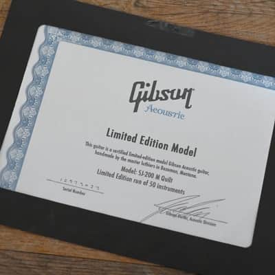 Gibson SJ-200 M Quilt Limited Edition (2013) 2013 - Natural image 22
