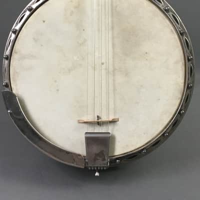 Vintage Gretsch Brooklyn NYC 4-String Broadkaster Irish Tenor Banjo Pre-War 1930s-40s Original Folk Americana image 12