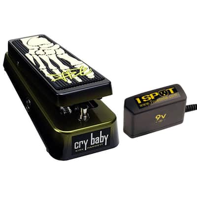 Dunlop KH95 Kirk Hammett Signature Cry Baby Wah Wah Bundle w/ Truetone 1 Spot Space Saving 9v Adapter image 1