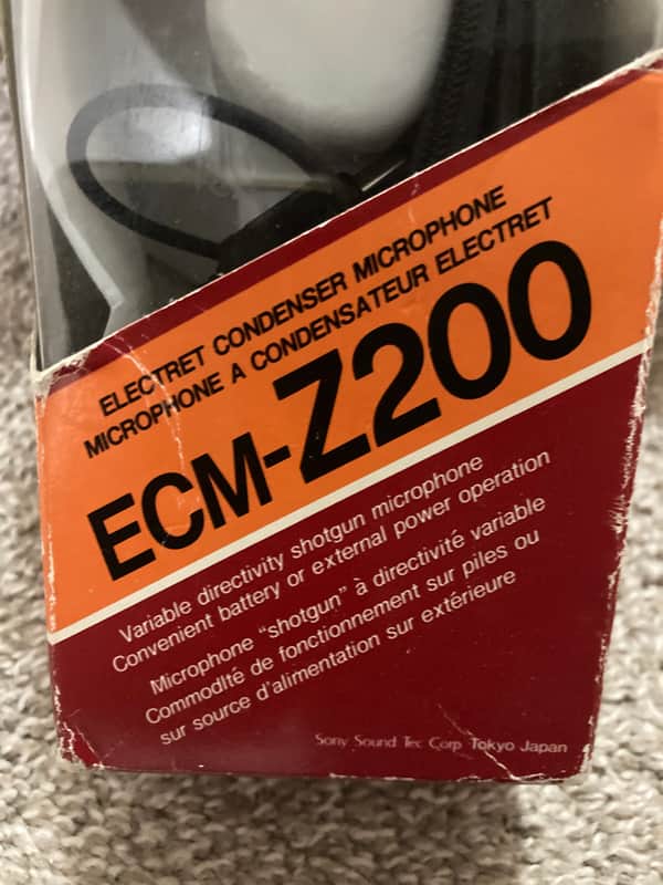 Sony ECM-Z200 1980’s - Black image 1