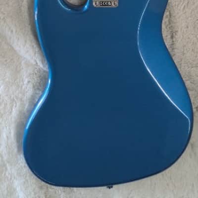 Mint Fender Standard Series 4-string Electric Jazz Bass Guitar, Aqua Marine Metallic image 2