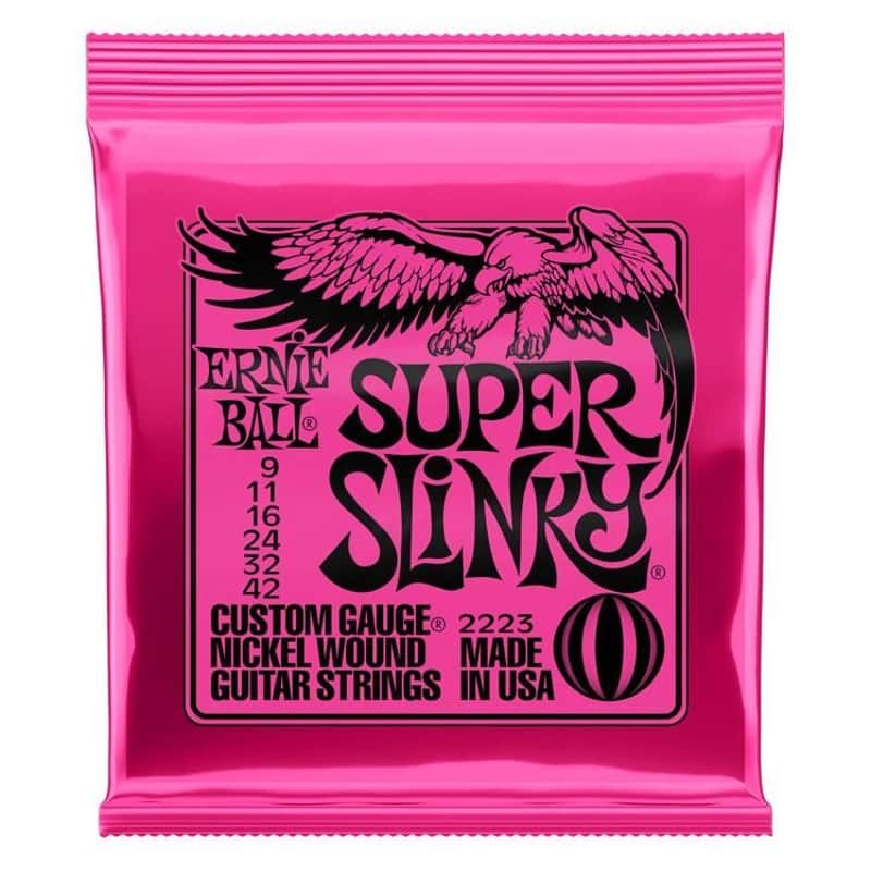 Ernie Ball 2223 Super Slinky Nickel Wound Electric Guitar Strings 9-42 image 1