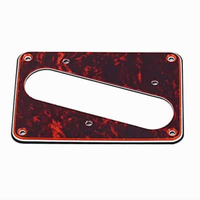 Red Tortoise Guitar Tele Style Bridge Pickup Mounting Ring Frame