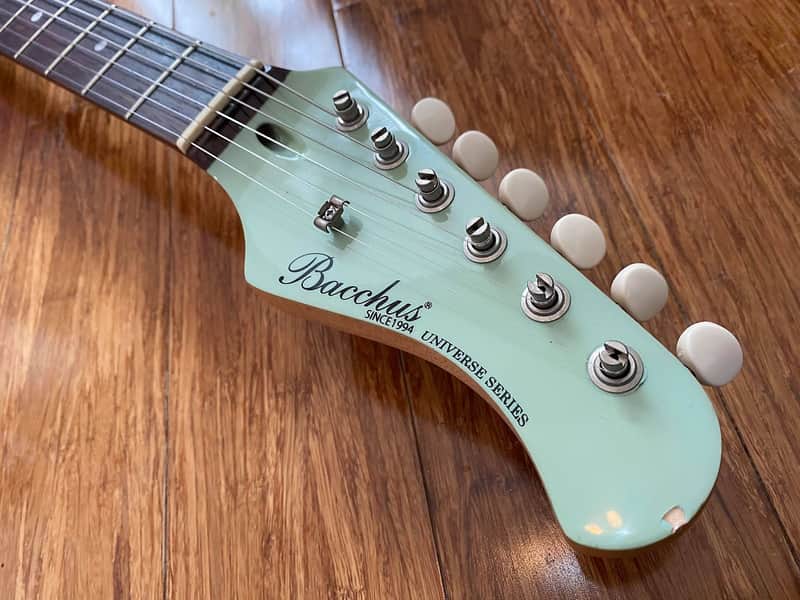 Bacchus Mustang Sonic Blue with Matching Headstock BMS-1R Universe