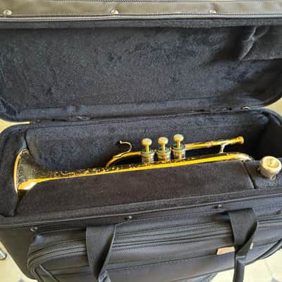 1954 Olds Recording Cornet + Protec case & 2 mpc image 12
