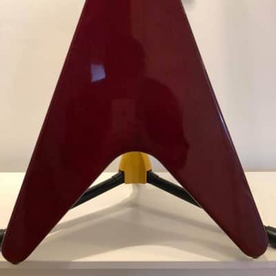 Greco FVB 1978 Burgundy Flying V Bass image 6