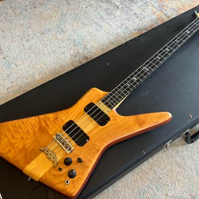 Alembic Spoiler Exploiter 4 string Bass guitar 1984 - Maple w OHSC image 3