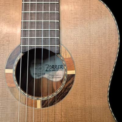 Handmade Classical Guitar all Solid Brazil Zorrer Luthier - Guajuvira + Cedar image 12