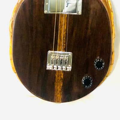 Turtle Shell 4 string electric tenor guitar image 5