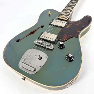 2024 Castedosa Marianna Semi-Hollow Masterbuilt Relic - Aged Lake Placid Blue image 2