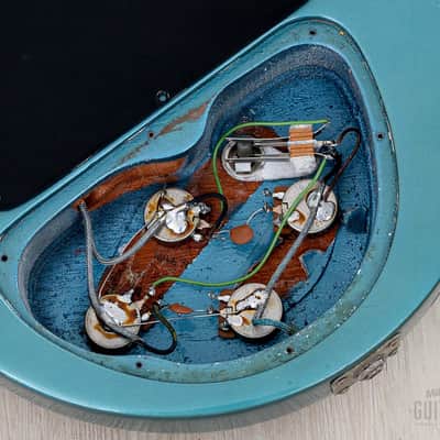 1981 Gibson Firebrand “The Paul” Deluxe Pelham Blue Vintage Guitar w/ Tim Shaw & T Top, Les Paul image 15