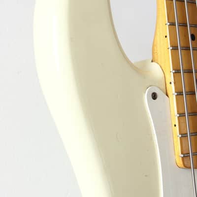 Fender Japan '57 Reissue Precision Bass PB57-55 Vintage White 1986/7 image 5