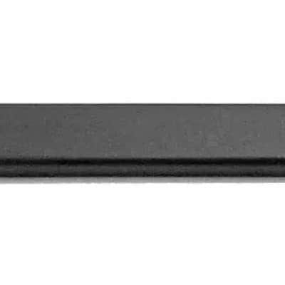 LASE 1/2U (Space) Black Heavy Duty Flanged 16GA Blank Rack Case Panel 19" x 0.875" image 2