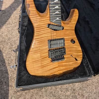 1990 Hamer Californian Elite Amber solid 5A maple xx rare image 8