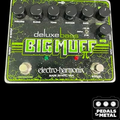 Electro-Harmonix Deluxe Bass Big Muff Pi Distortion / Sustainer 2012 - Present - Black / Green - X18975 image 1