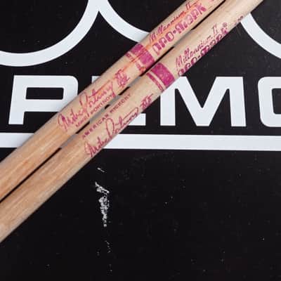 Pro-Mark Rare Mike Portnoy signature drum sticks ( Red link) 1997-2004 - Hickory lacquered image 2