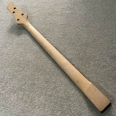 Black Maple 4 String Bass Neck, Rosewood 22 Frets Fingerboard image 5