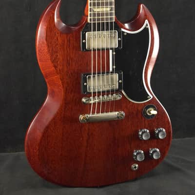 Gibson Custom 1961 Les Paul SG Standard Reissue Stop Bar VOS Cherry Red image 1