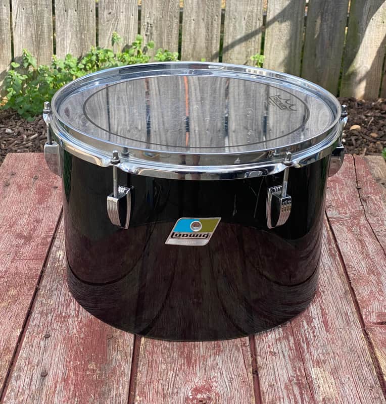1970’s Vintage Ludwig 9x13" Smoke Vistalite Concert Tom Drum image 1
