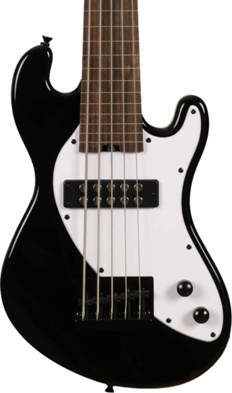 Kala Solid Body Fretless 5-String Electric U-BASS, Laurel Fingerboard, Jet Black image 1
