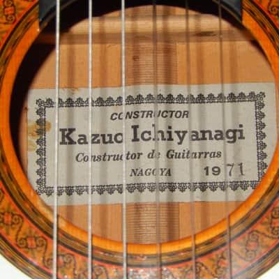 KAZUO ICHIYANAGI CUSTOM 1971 - MANUEL REYES CLASS FLAMENCO CONCERT GUITAR image 5