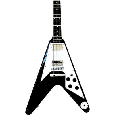 V Style Wolf Guitars Australia Air Wolf 2022 - Black Gloss - RIGHT HAND - INCLUDING Pro Luthier Set Up And Custom Hard Case image 1
