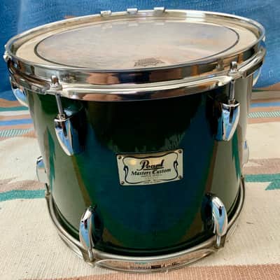 Pearl 12’’x9’’ Pearl masters custom maple shell 1996 - Emerald mist image 6