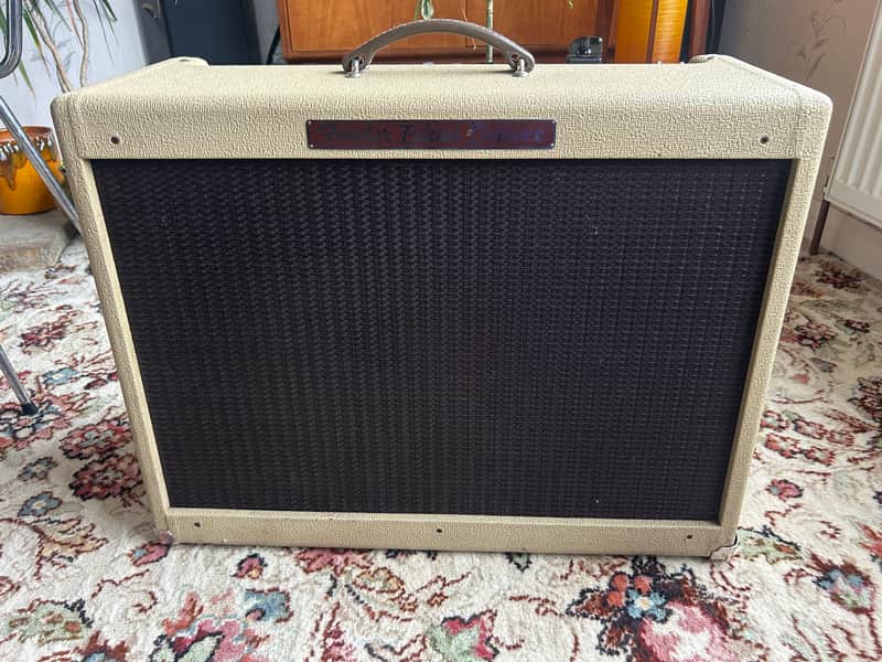 Vintage Rare Limited Edition Tolex Oxblood Grill Fender Blues Deluxe 2-Channel 40-Watt 1x12" Guitar Combo 1993 - 1996 image 1