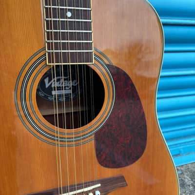 Pre-Loved Vintage V400-12 12 String Acoustic Guitar image 11